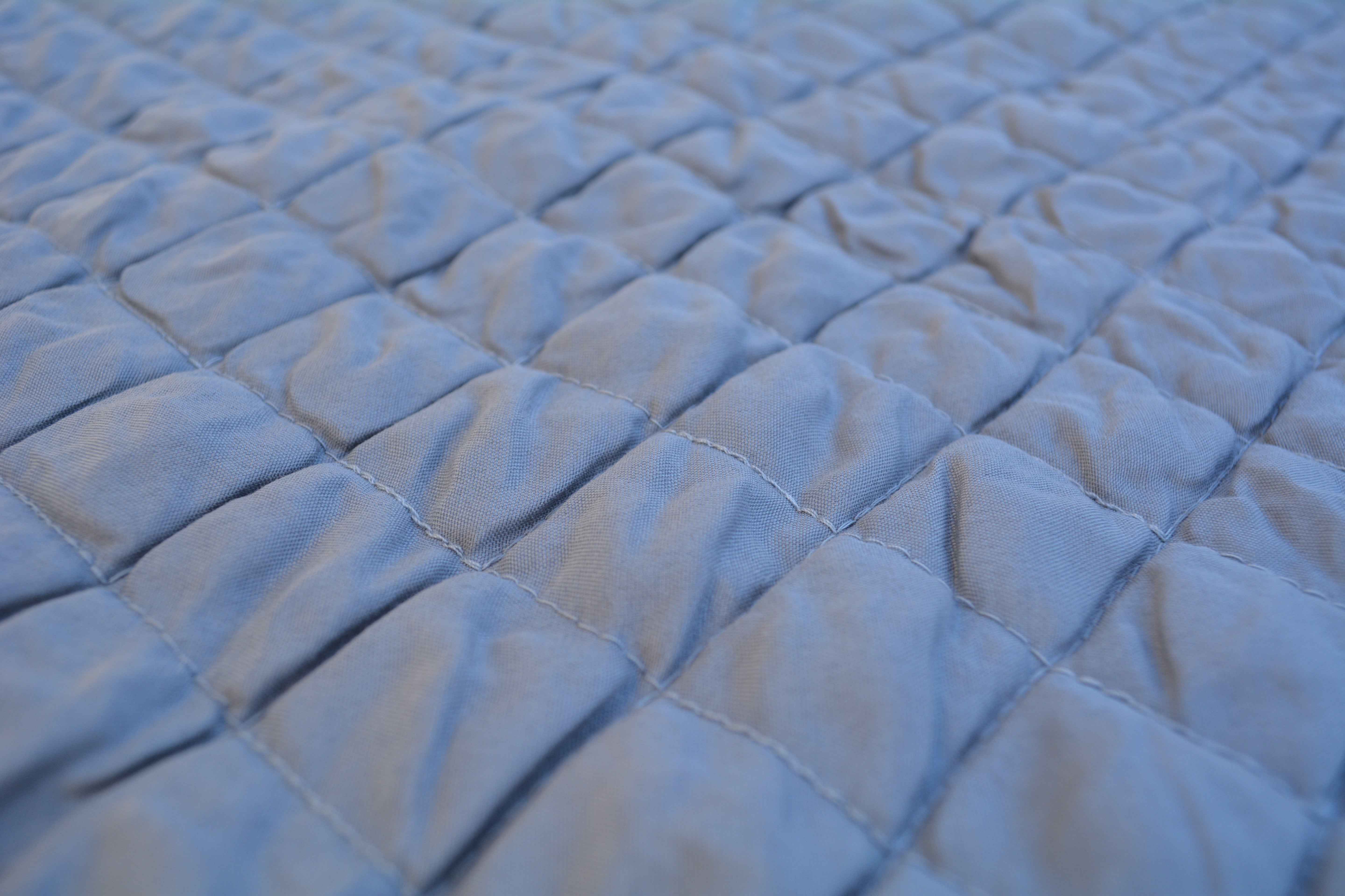 Tache Solid Light Gray Silver Diamond Stitch Bubble Quilted Bedspread Set (DXJ109038-2) - Tache Home Fashion