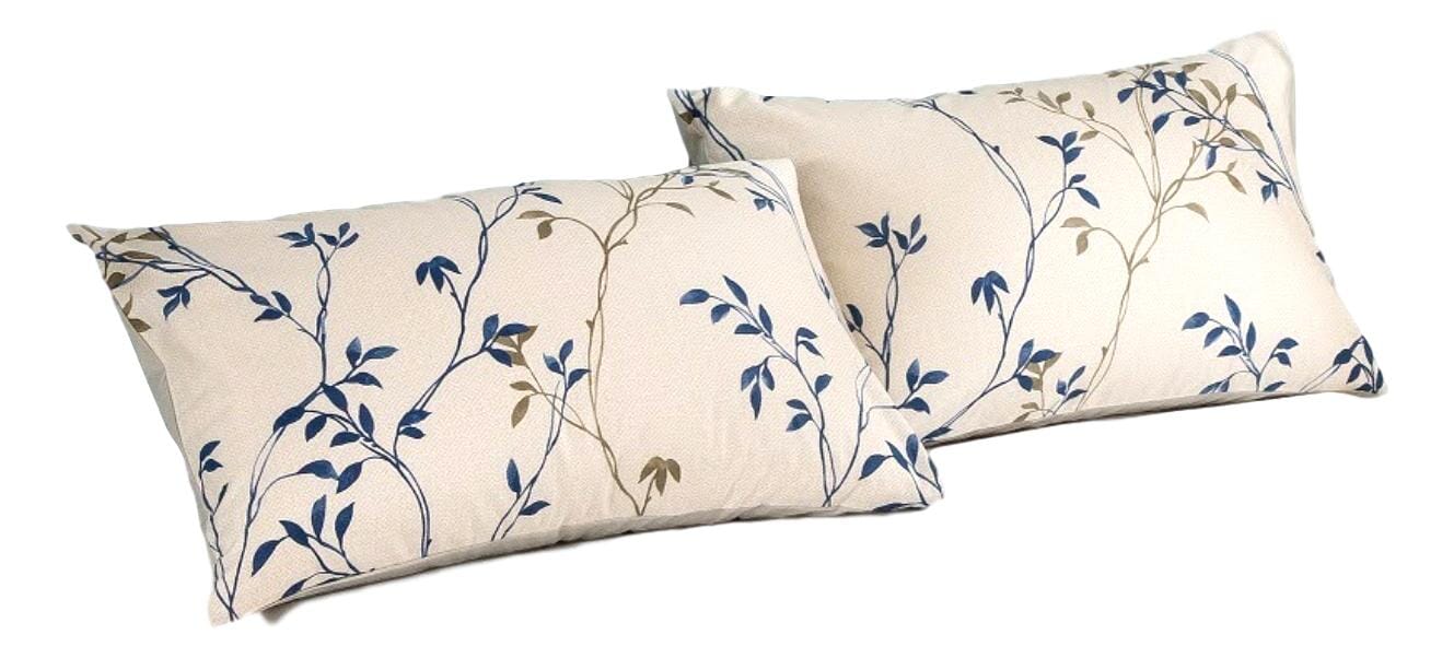 Tache Poplin Cotton Elegant Leaf Vine Cream Beige Pillowcase (JHW-842) - Tache Home Fashion