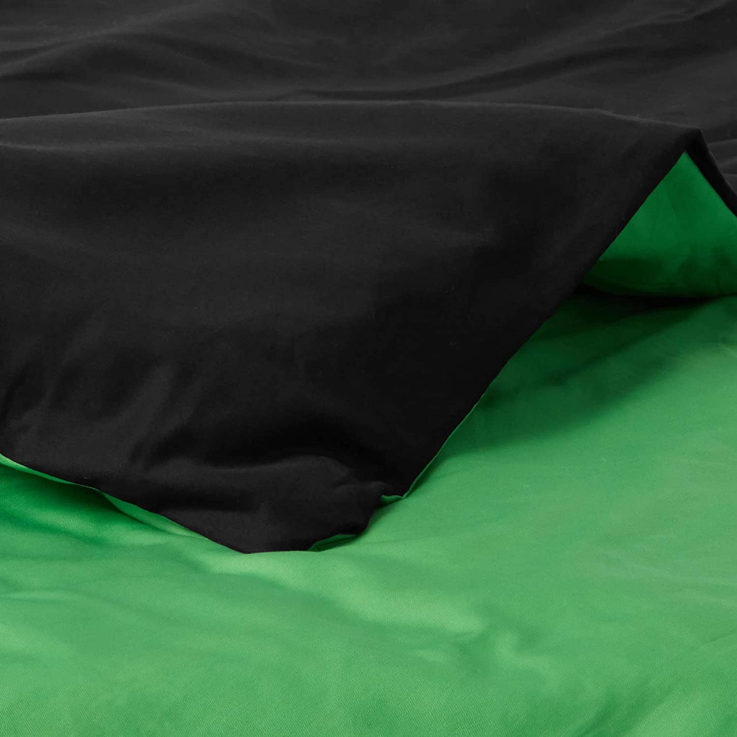 Tache Cotton Lime Green Black Reversible Comforter Set With Zipper Cover - Tache Home Fashion