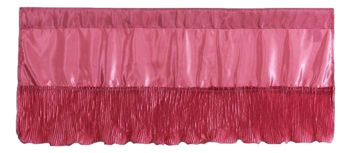 Tache Satin Ruffle Pink Royal Princess Dream Valance (BM1227) - Tache Home Fashion