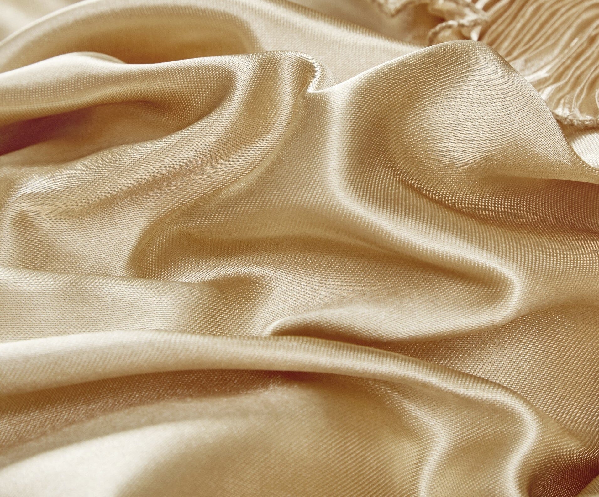 Tache Satin Ruffle Gold Caramel Latte Euro Sham (BM4578) - Tache Home Fashion