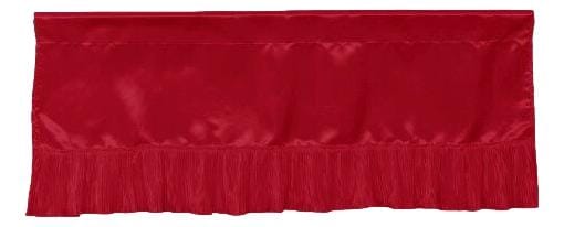 Tache Satin Romantic Red Victorian Glam Window Curtain 18x52" Valance (HY4174) - Tache Home Fashion