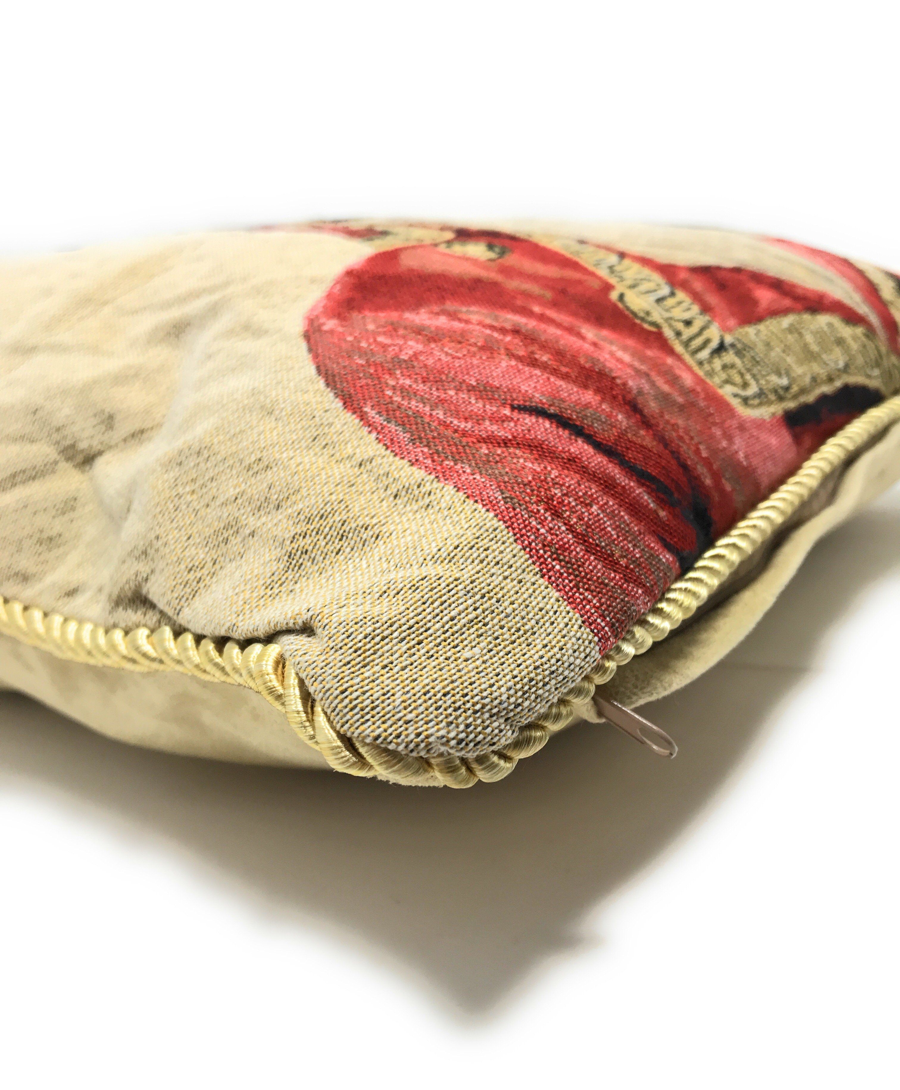 Tache Napoleon Bowaparte Vintage Tapestry Throw Pillow Cover (CC-6011) - Tache Home Fashion