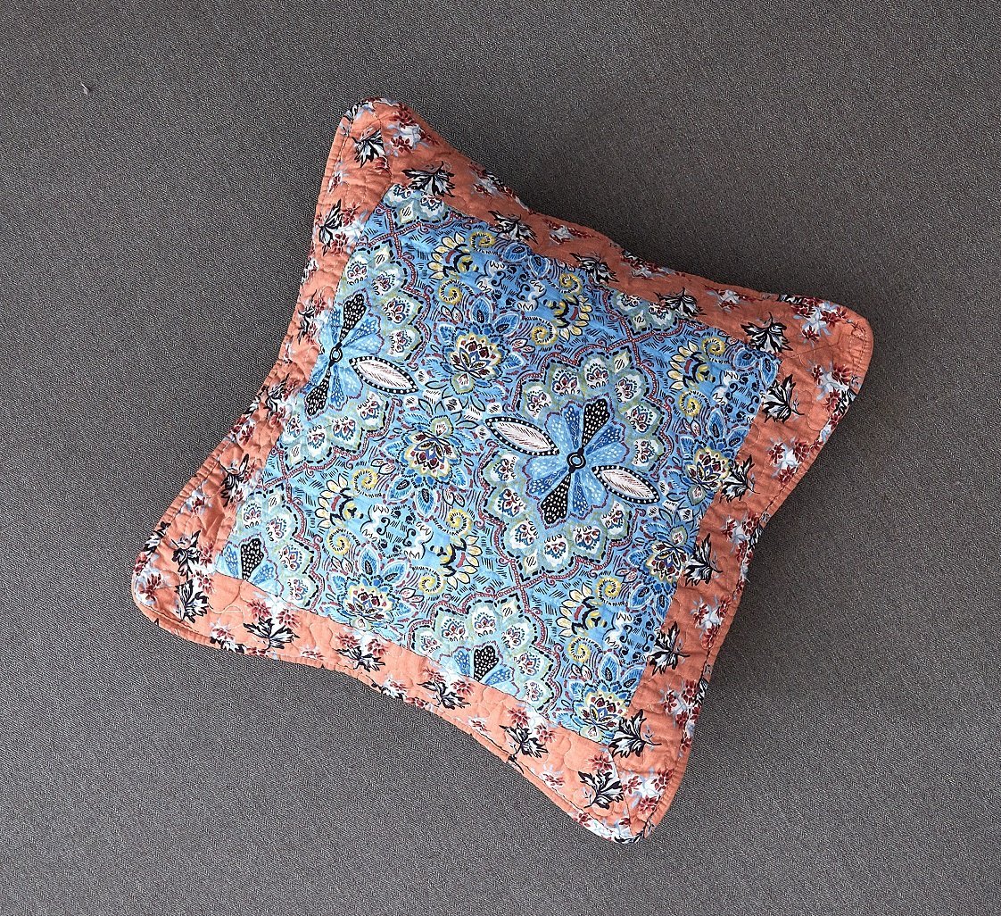 Tache Cotton Patchwork Paisley Floral Bohemian Mosaic Paradise Cushion Cover 2-Pieces (JHW-933) - Tache Home Fashion