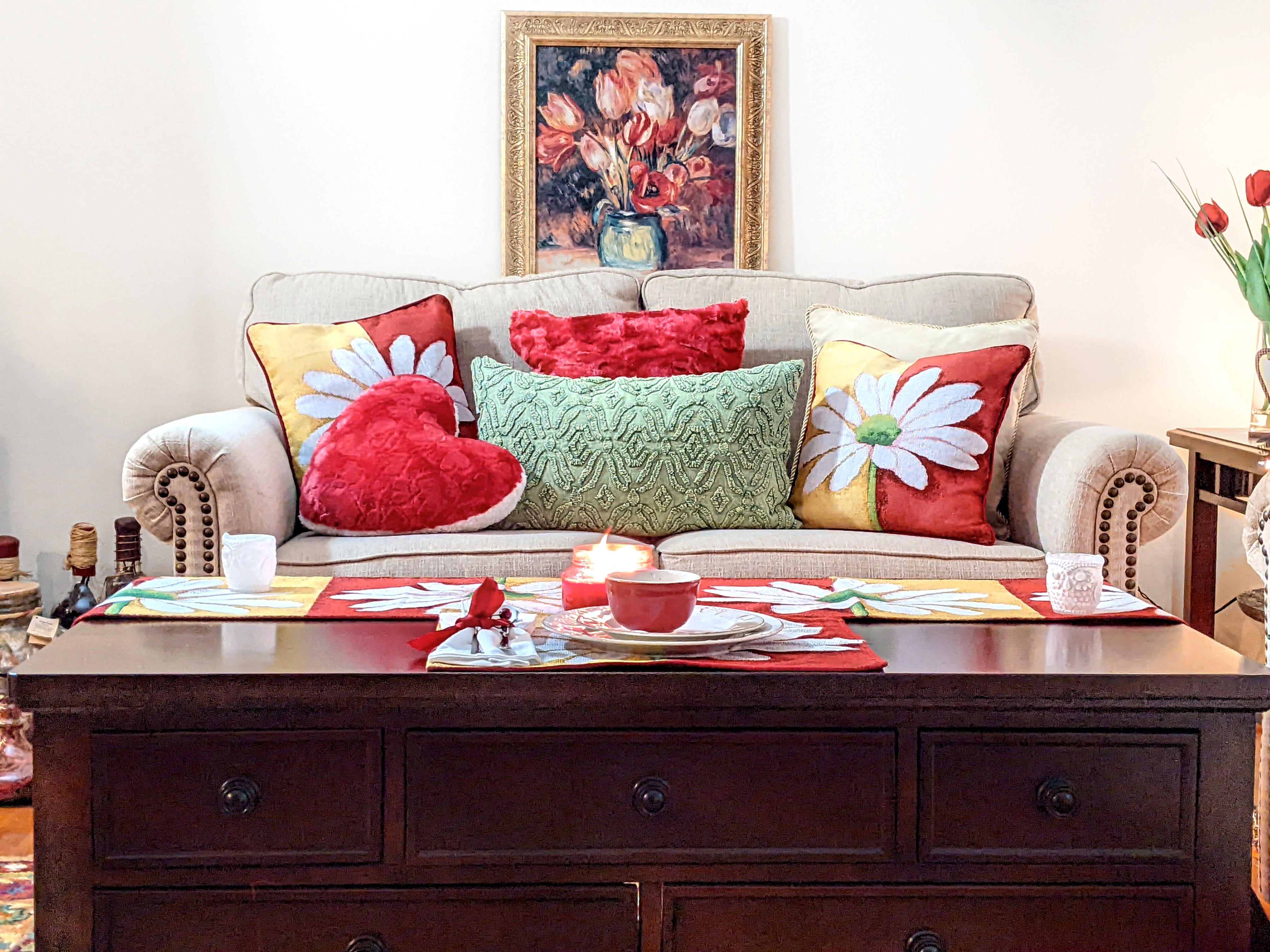 Tache Floral Loves Me Not Daisy Tapestry Throw Pillow Cover (9046) - Tache Home Fashion