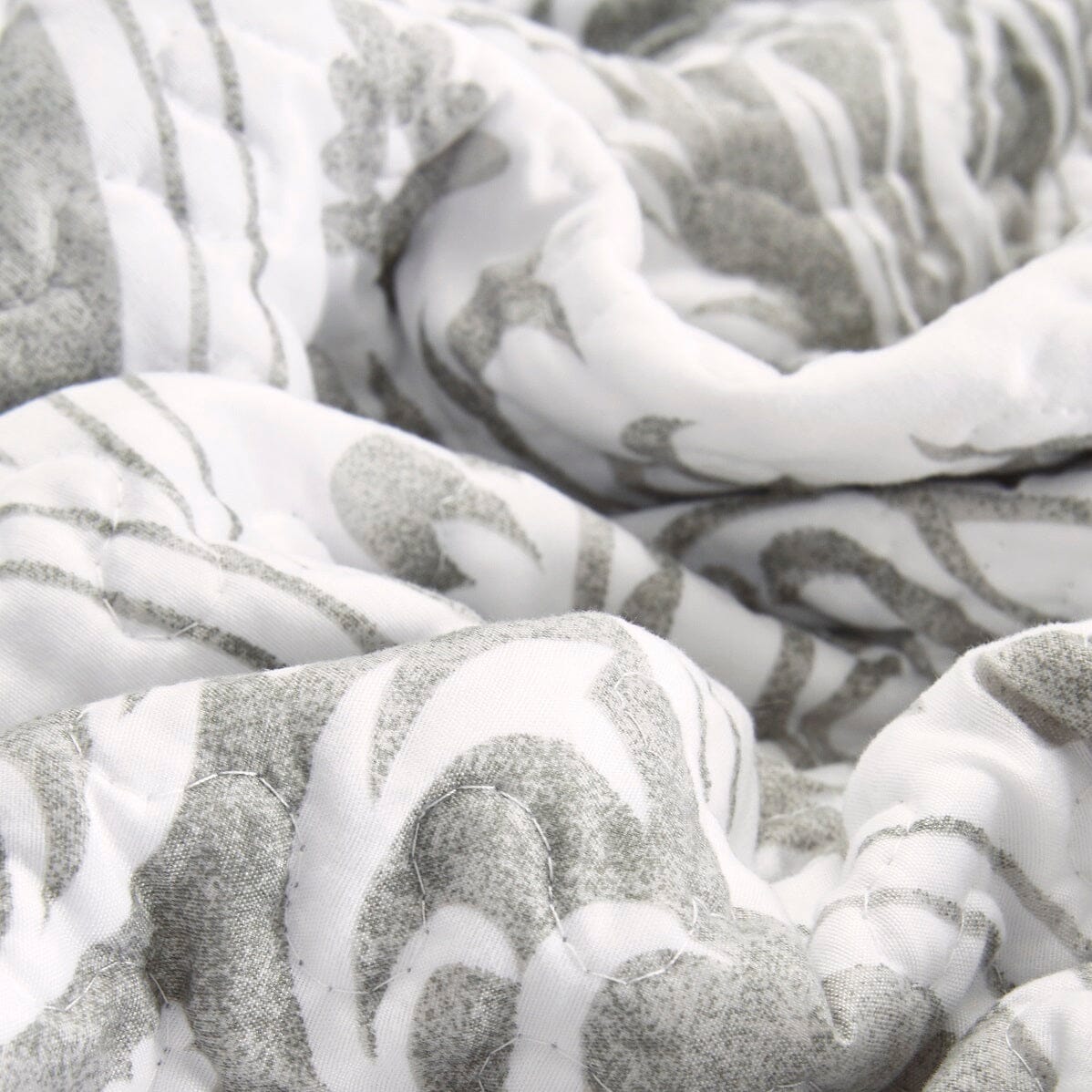 Tache Paisley Damask Matelasse Austere Grey Moon Sky Pillow Sham (TB300-199) - Tache Home Fashion