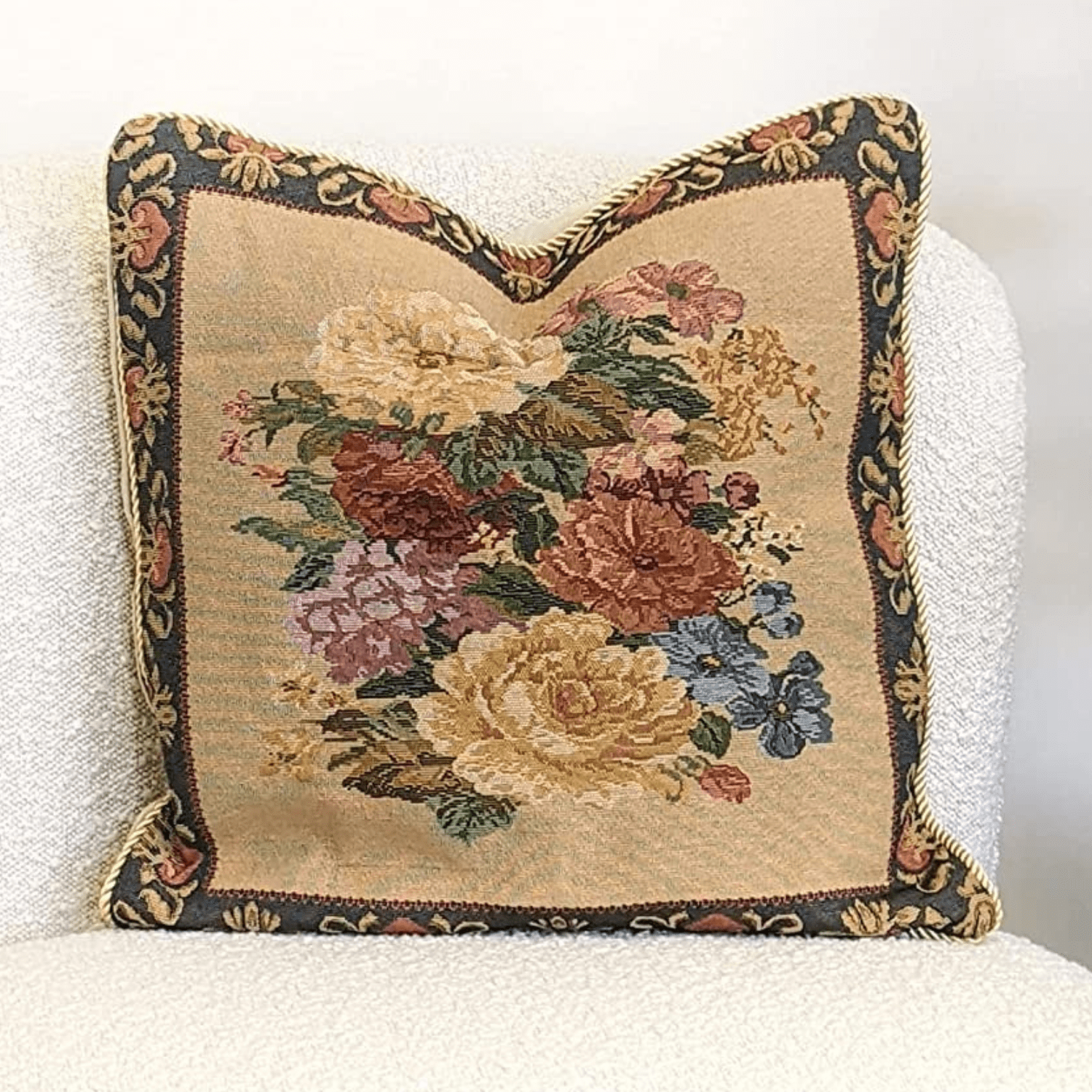 Tache 18 x 18 Inch Colorful Country Rustic Floral Morning Awakening Ta