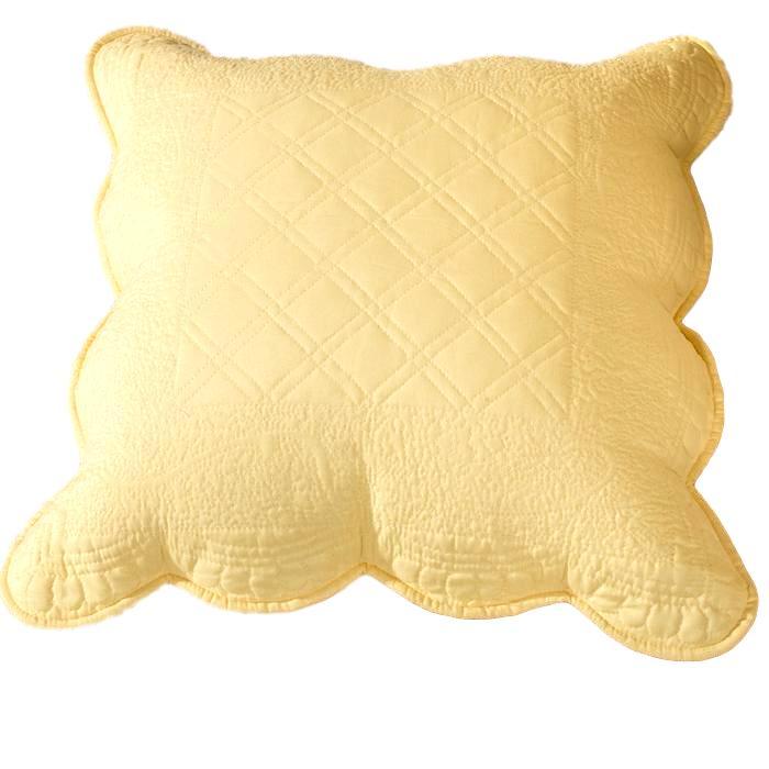 Tache Home Fashion 5 Pezzi Set Yellow Buttercup Sbuffi Copriletto