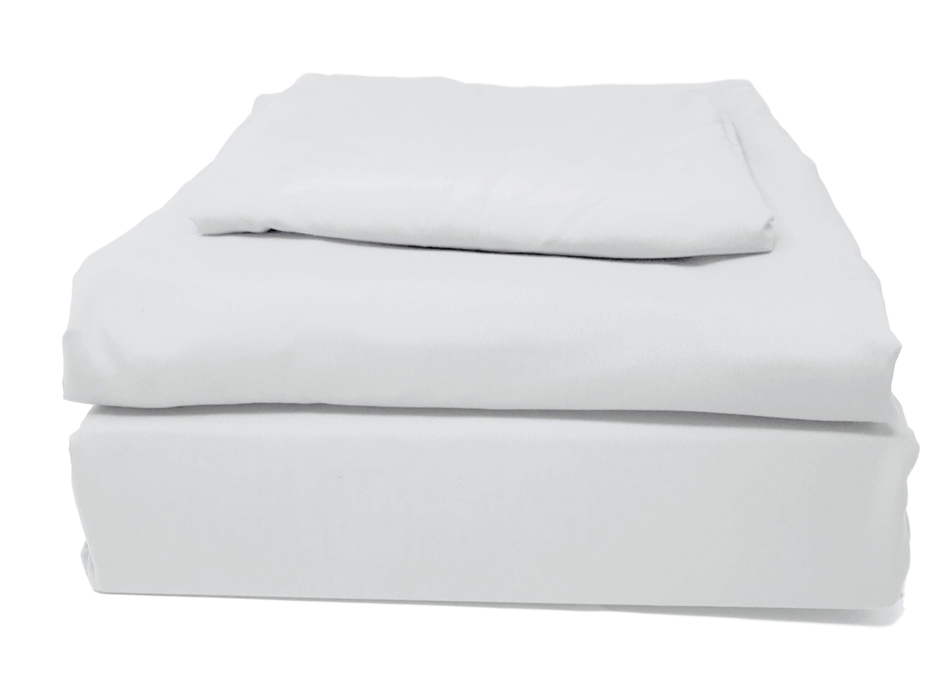 Tache Microfiber Cloud White Bed Sheet Set (505-CW-BSS) - Tache Home Fashion