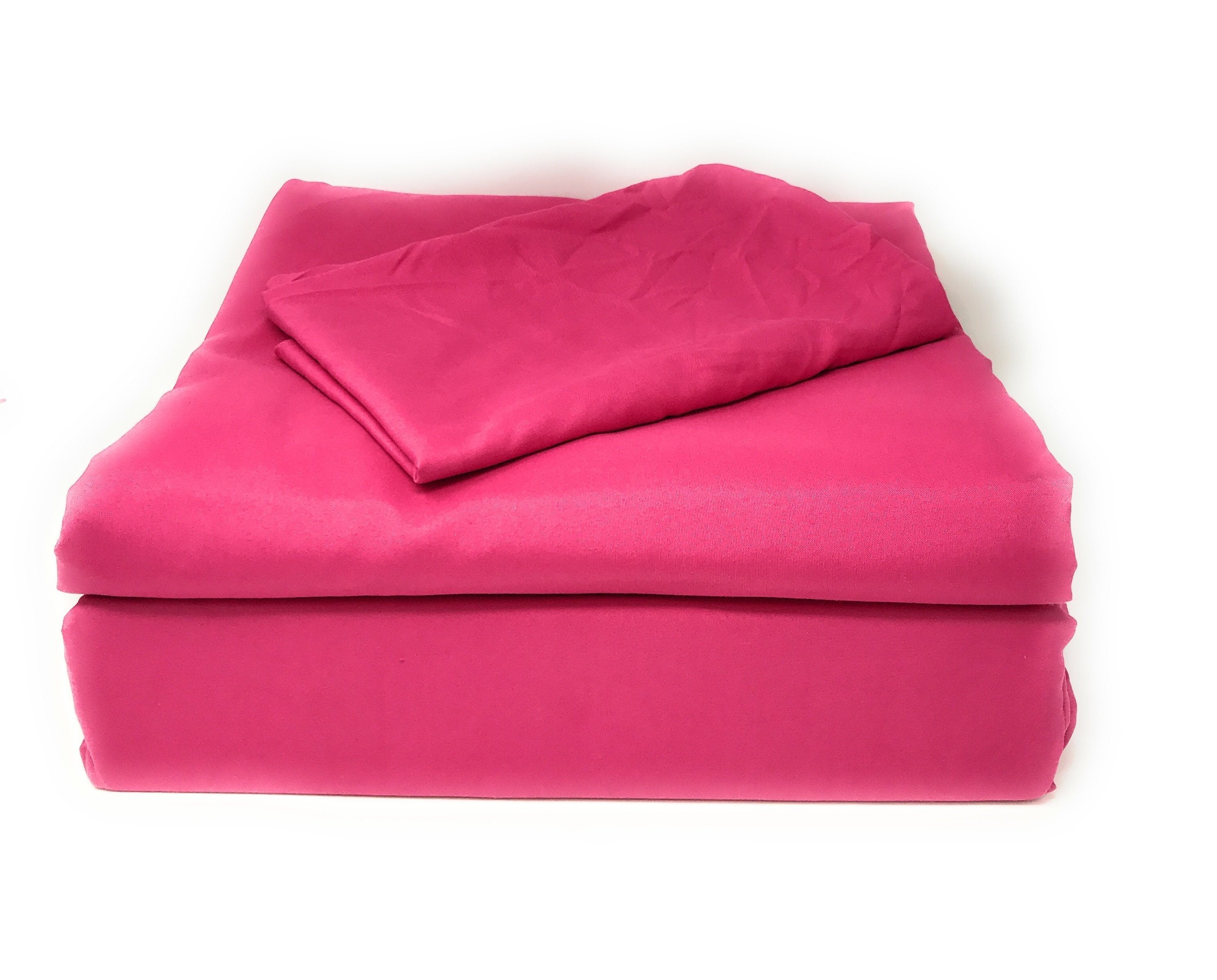 Tache Microfiber Rose Pink Bed Sheet Set (505-RP-BSS) - Tache Home Fashion