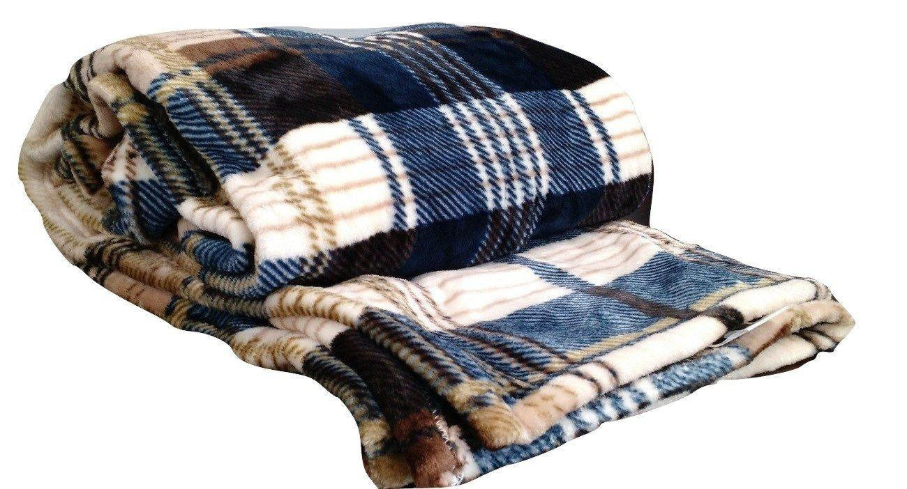 Tache Super Soft Winter Cabin Flannel Throw Blanket - Tache Home Fashion