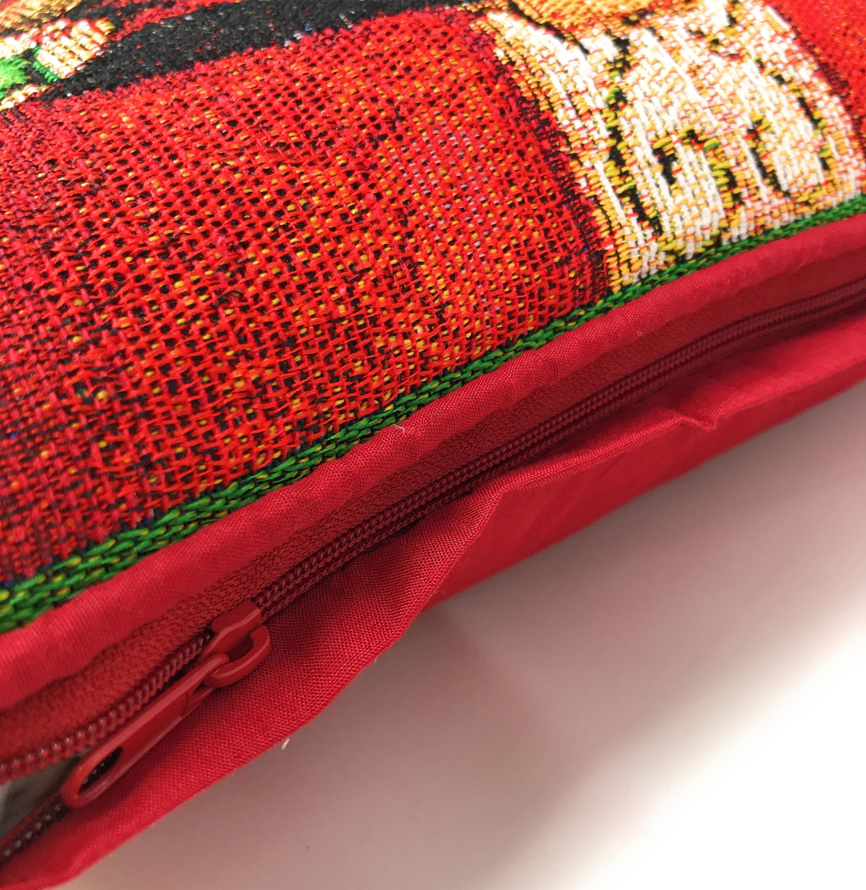 Tache Christmas Cute Santa Claus Is Coming to Town Throw Pillow Cover (DB15191CC) - Tache Home Fashion