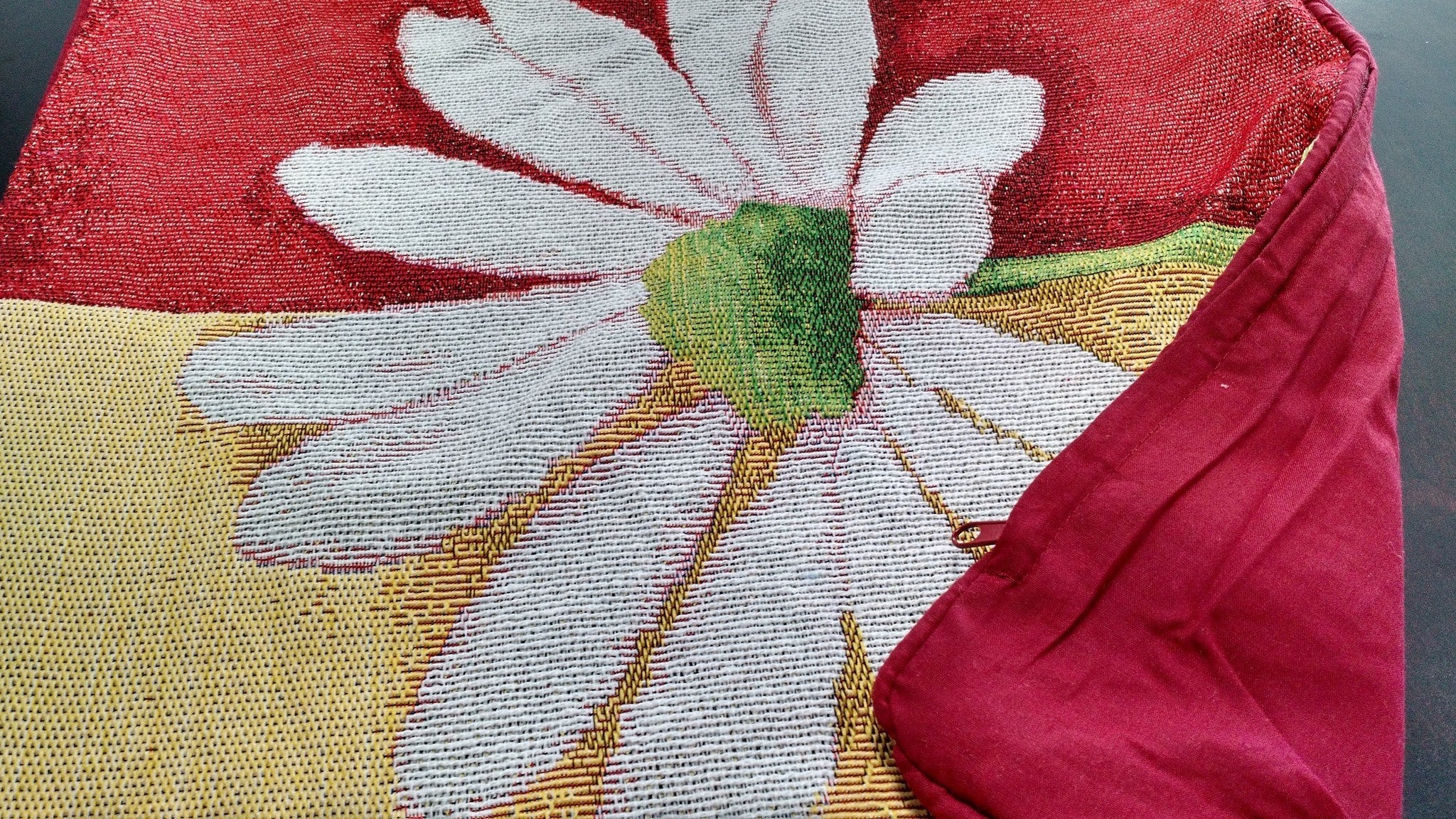 Tache Floral Loves Me Not Daisy Tapestry Throw Pillow Cover (9046) - Tache Home Fashion