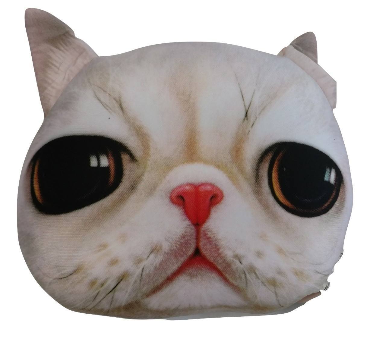 Tache Squishy Cute Cat Realistic Microbead Throw Pillow - Tache Home Fashion