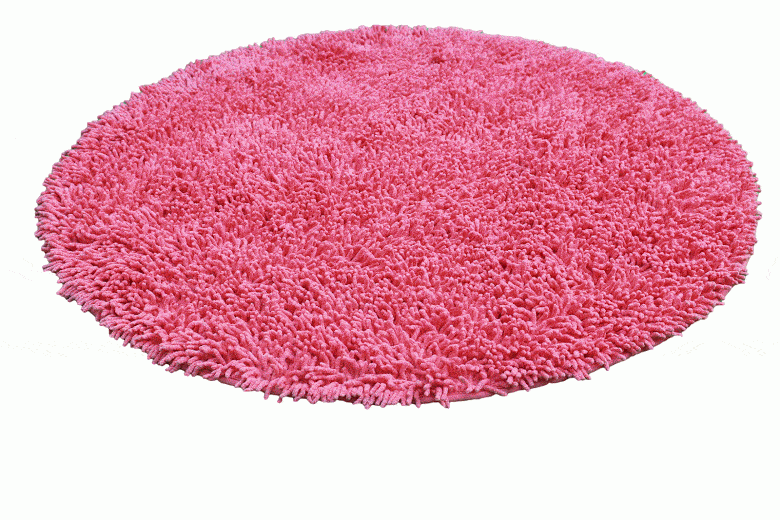 Tache Cotton Chenille Hot Pink Shag Area / Bathroom Rug (MATP) - Tache Home Fashion