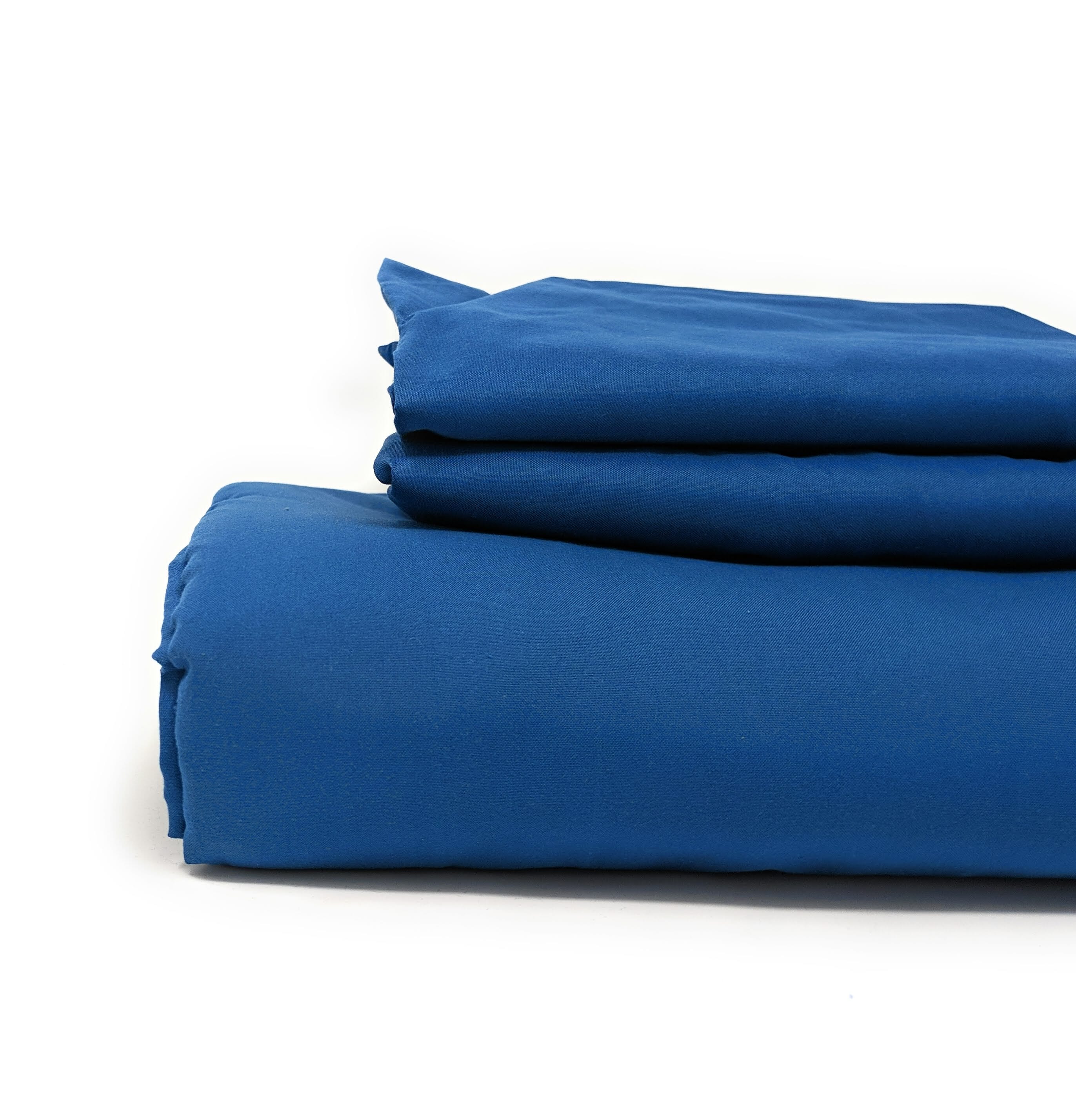 Tache Dark Navy Blue Duvet Cover With Zipper Closure Super Soft Wrinkle Free