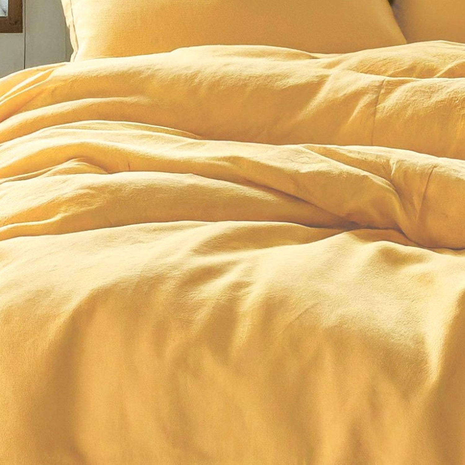 Tache Microfiber Sunny Yellow Bed Sheet Set (404-YS-BSS)