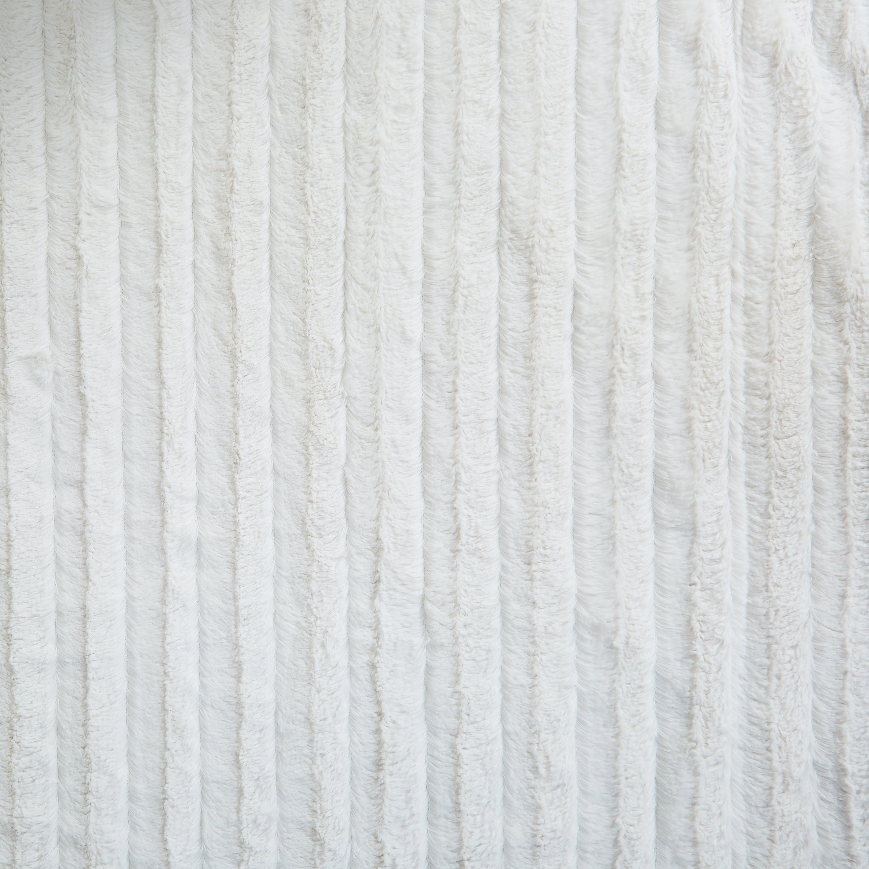 Tache White Ivory Polar Faux Fur Throw Blanket