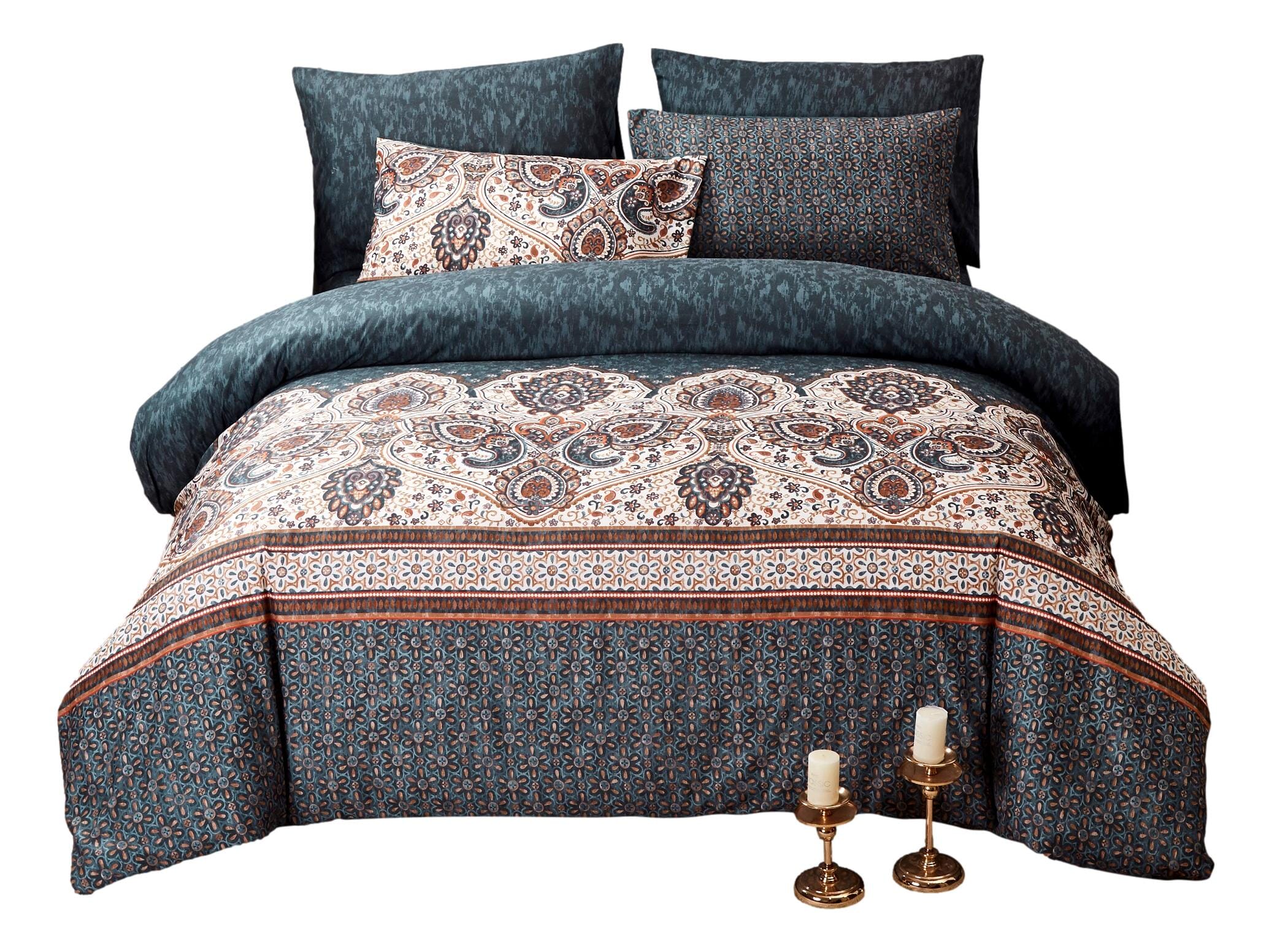 DAIRIKU DeckDetailWoolSlacks tealblue