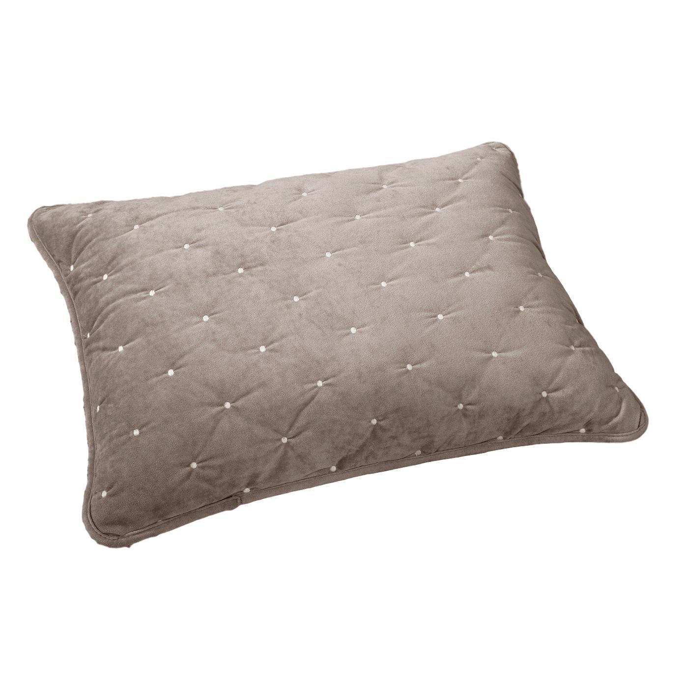 Tache Velvet Dreams Sand Taupe Beige Plush Diamond Tufted Pillow Sham (JHW-853B) - Tache Home Fashion