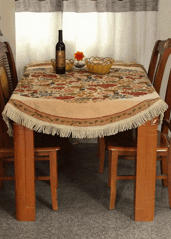 Tache Colorful Floral Country Rustic Morning Meadow Tablecloths (3098) - Tache Home Fashion