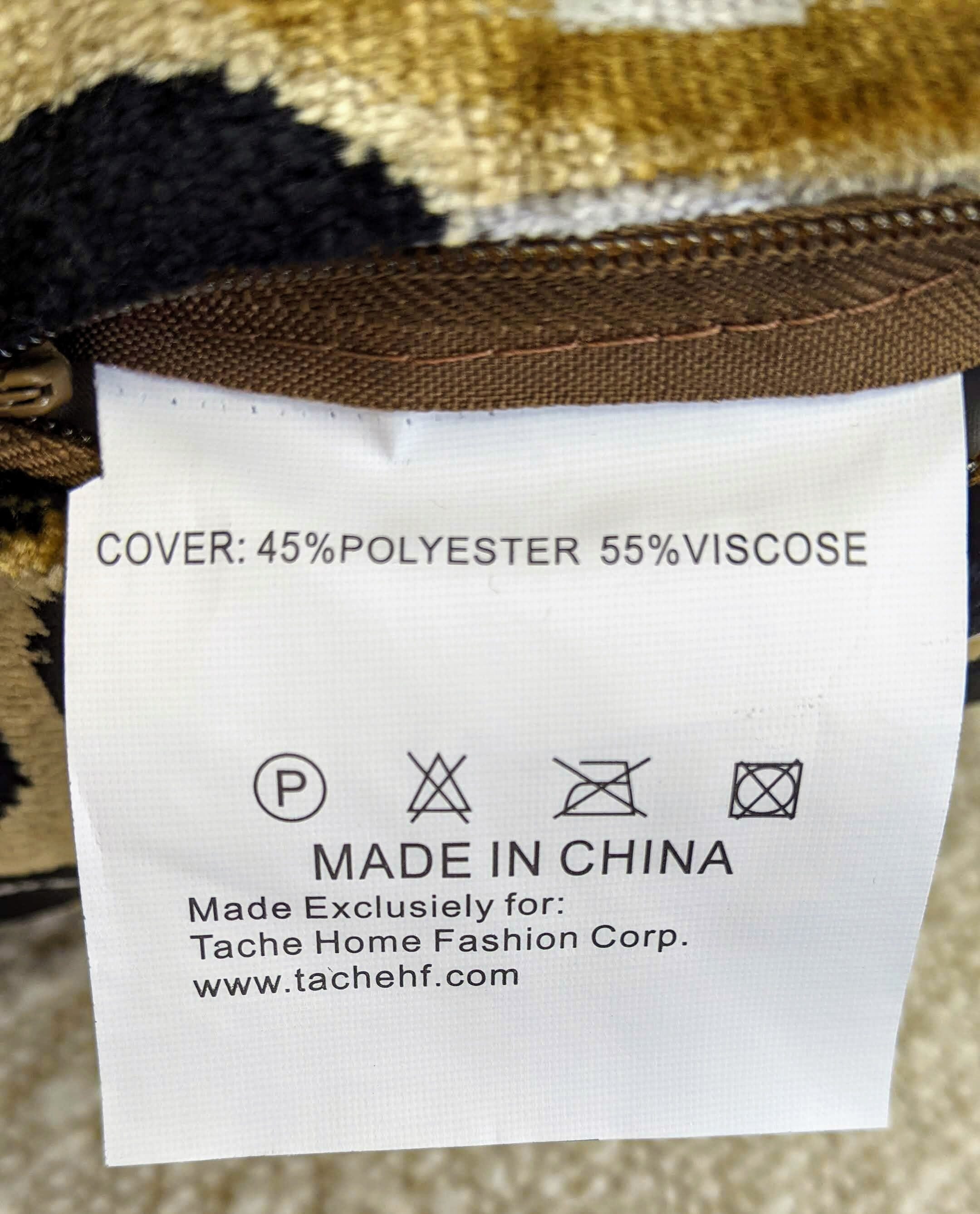 Tache 18 X 18 Inch Geometric Eternal Eclipse Throw Pillow Cover (YLGP-02) - Tache Home Fashion