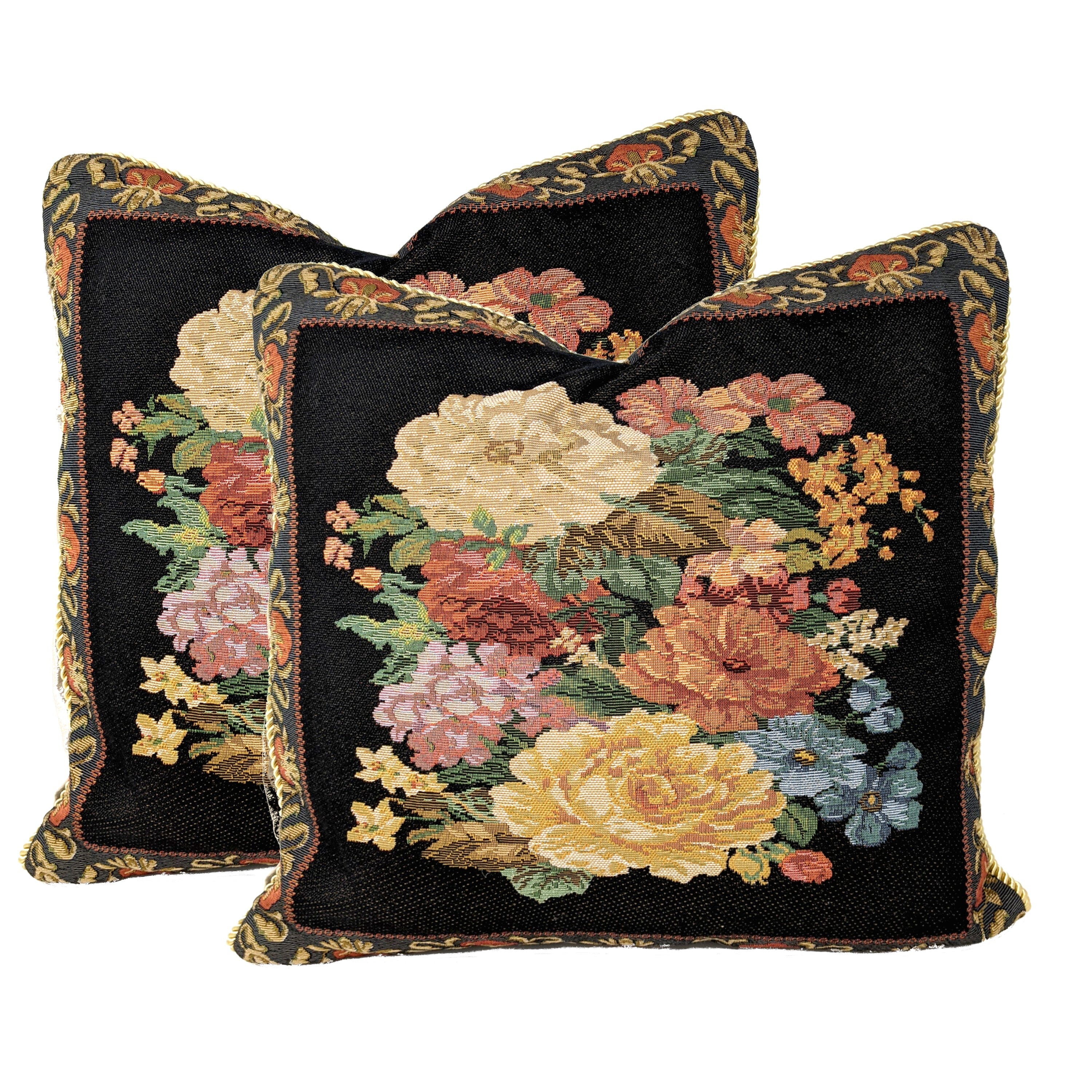 1pc Beautiful Blooming Flower Decorative Pillow Cover For Home