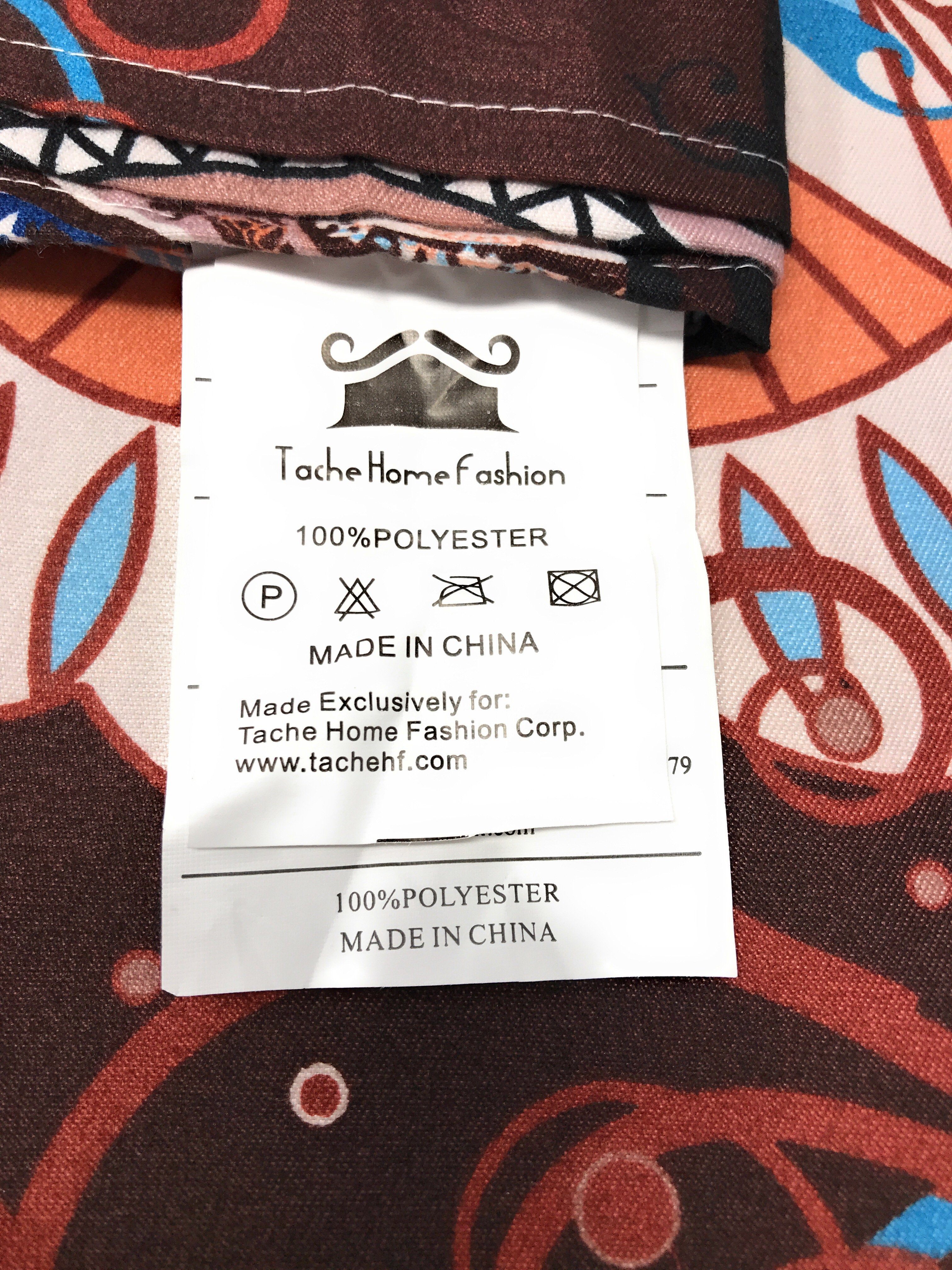 Tache Burgundy Palace Paisley Medallion Bed Sheet Set (2810FITFLT) - Tache Home Fashion