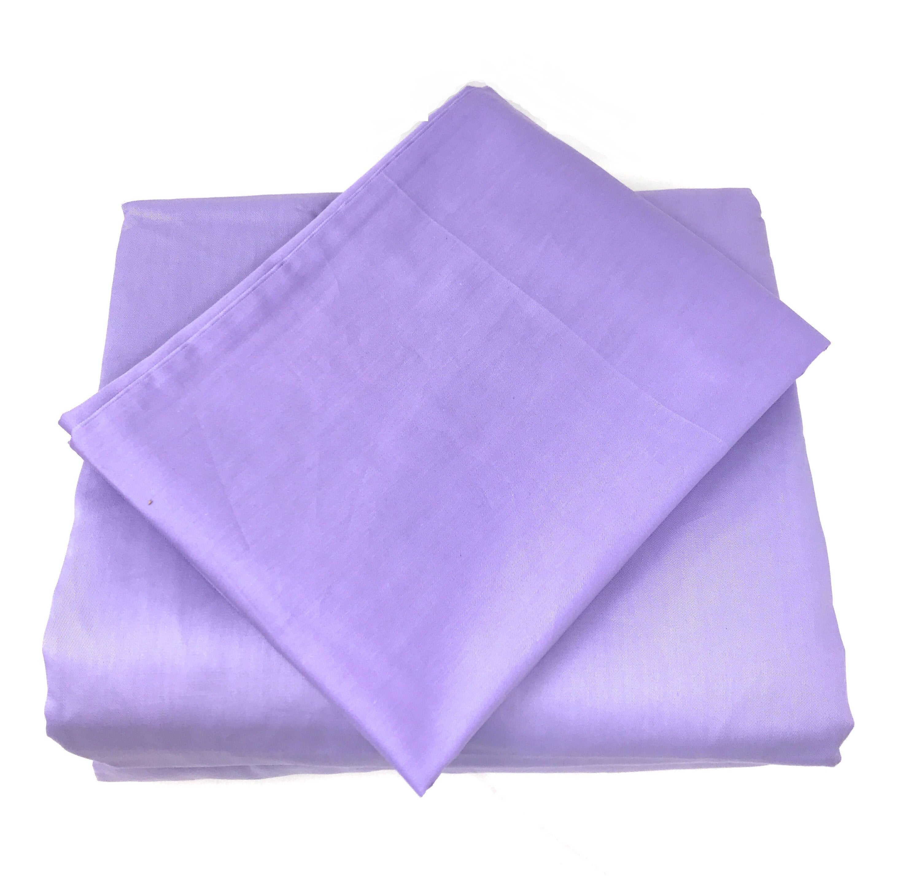 Tache Cotton Lavender Purple Fitted Sheet (BS3PC-P) - Tache Home Fashion