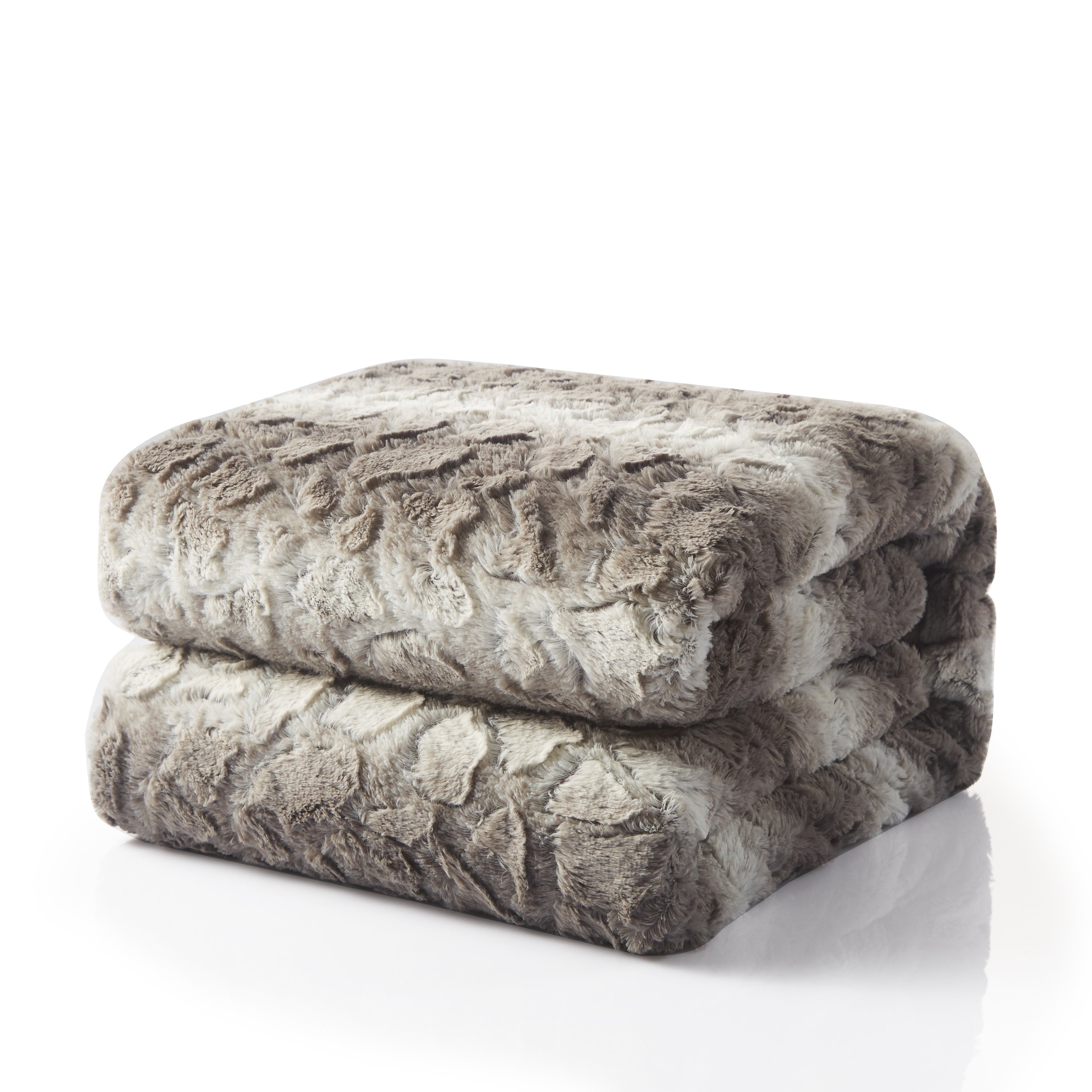 Russian lynx faux fur throw blanket tache home fashion online