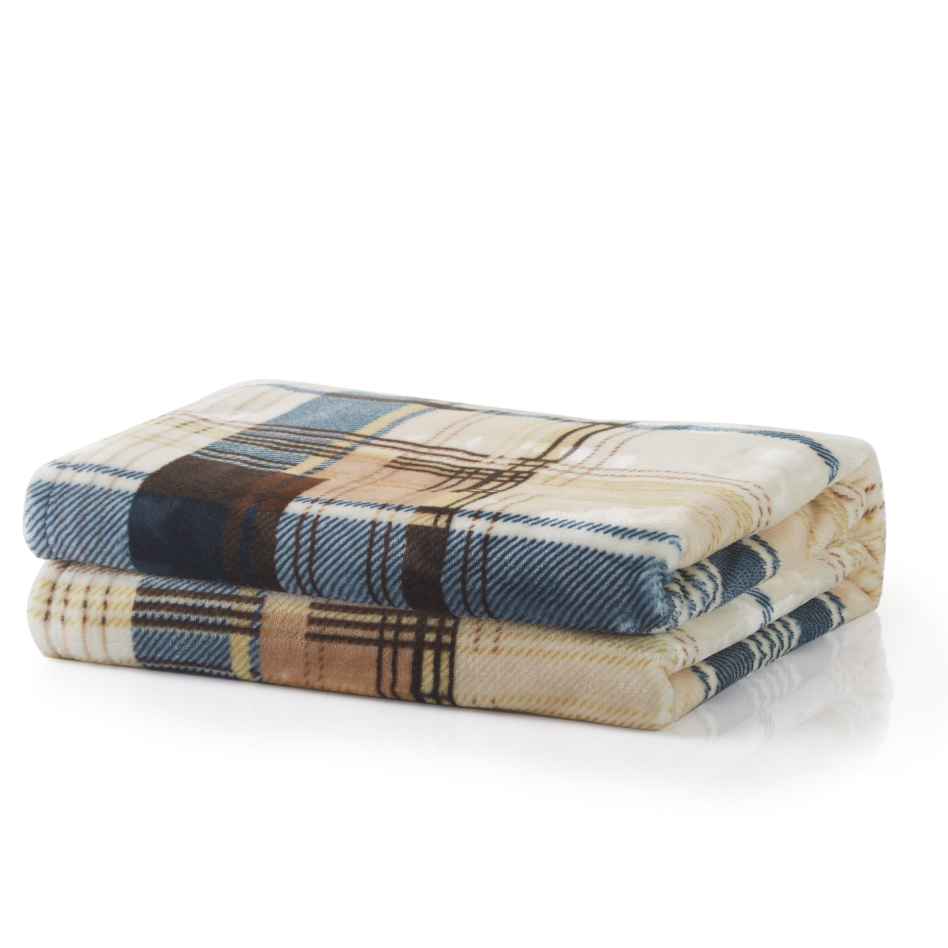 Tache Super Soft Winter Cabin Flannel Throw Blanket - Tache Home Fashion