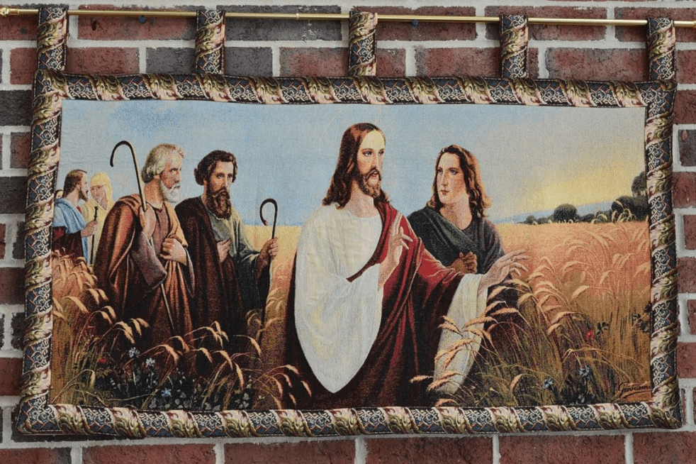 Tache Tapestry Christ's Apostles Religious Woven Wall Hanging Artwork Mural 43 x 23 (12932) - Tache Home Fashion