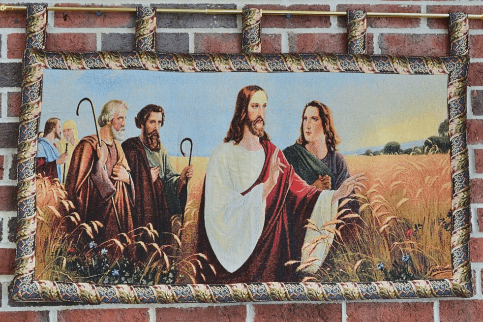 Tache Tapestry Christ's Apostles Religious Woven Wall Hanging Artwork Mural 43 x 23 (12932) - Tache Home Fashion