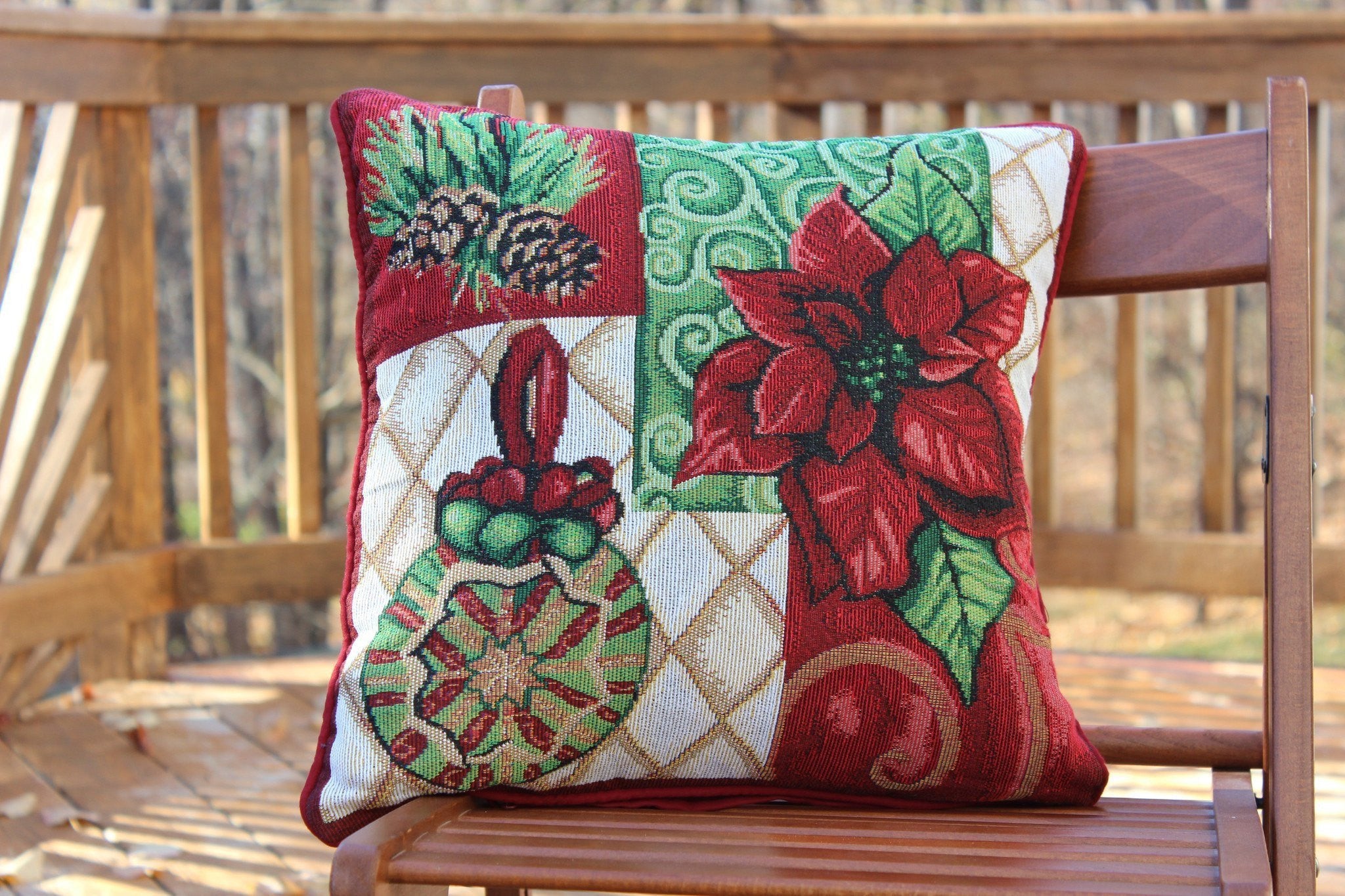 Tidings Christmas Decorative Pillows