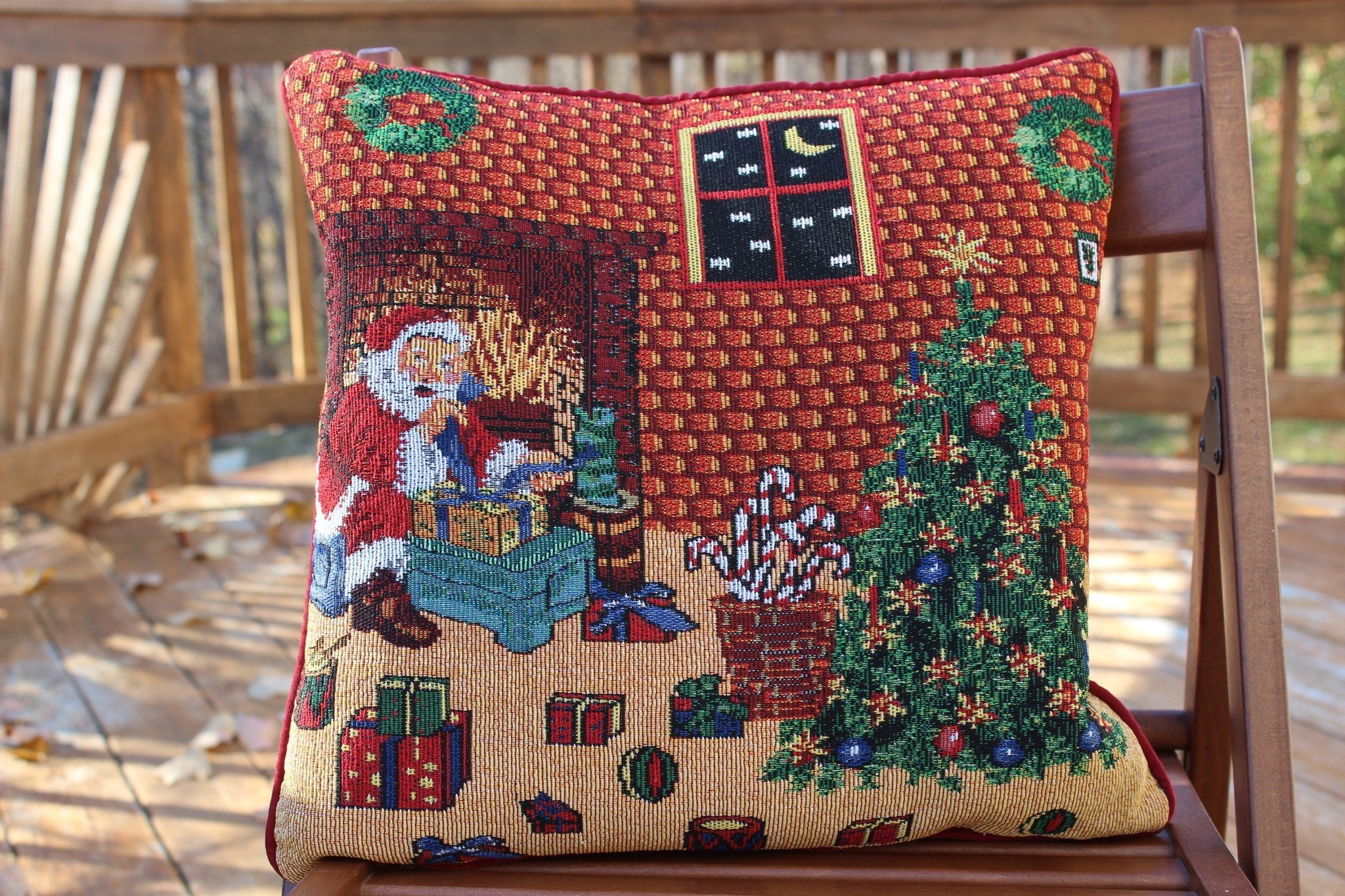 Tache Festive Holiday Last Minute Preparations Cushion Cover (DB11869CC-1616) - Tache Home Fashion