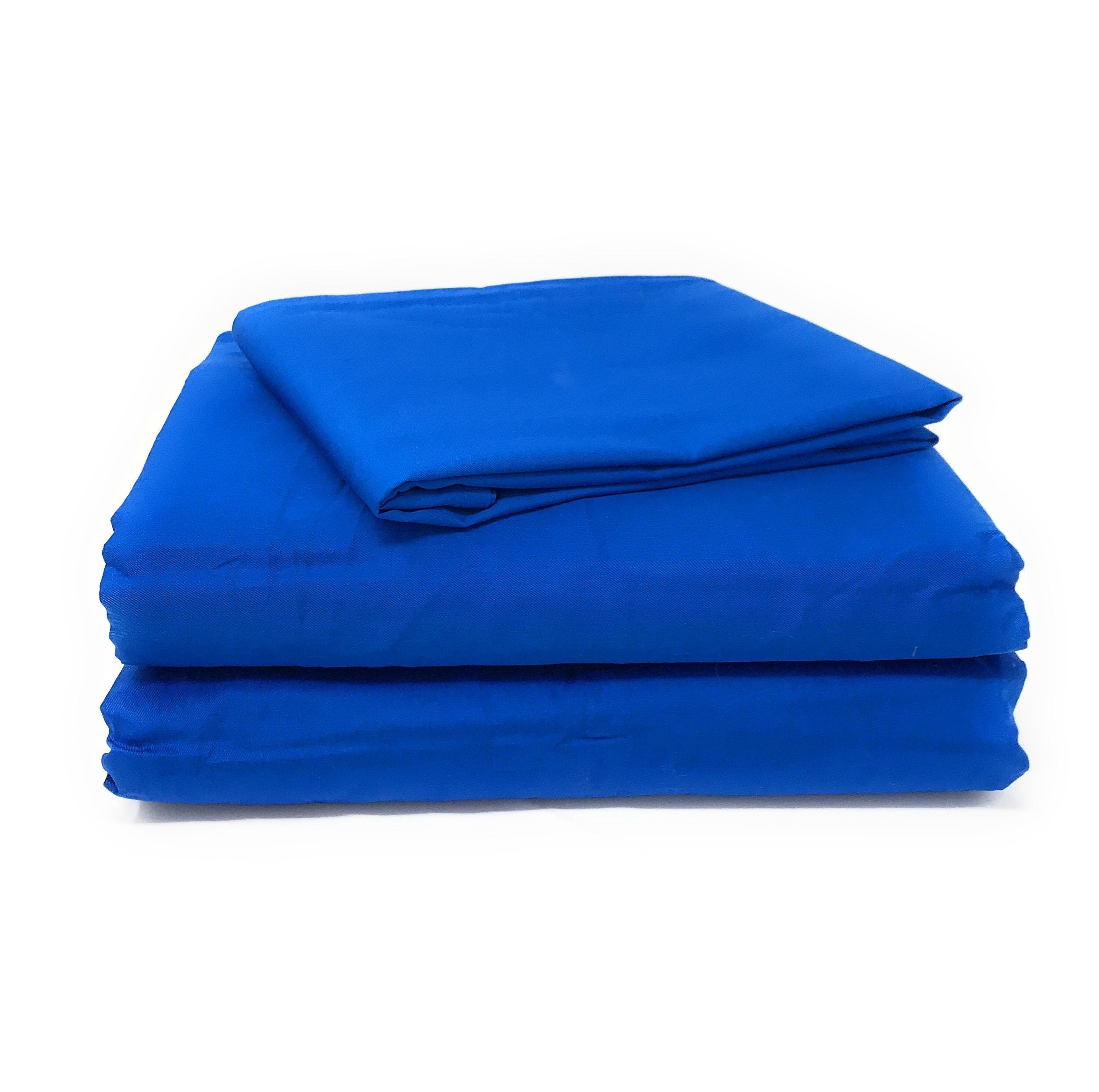 Tache Deep Blue Cotton Duvet Cover Set (2-3PDUV-Blue) - Tache Home Fashion