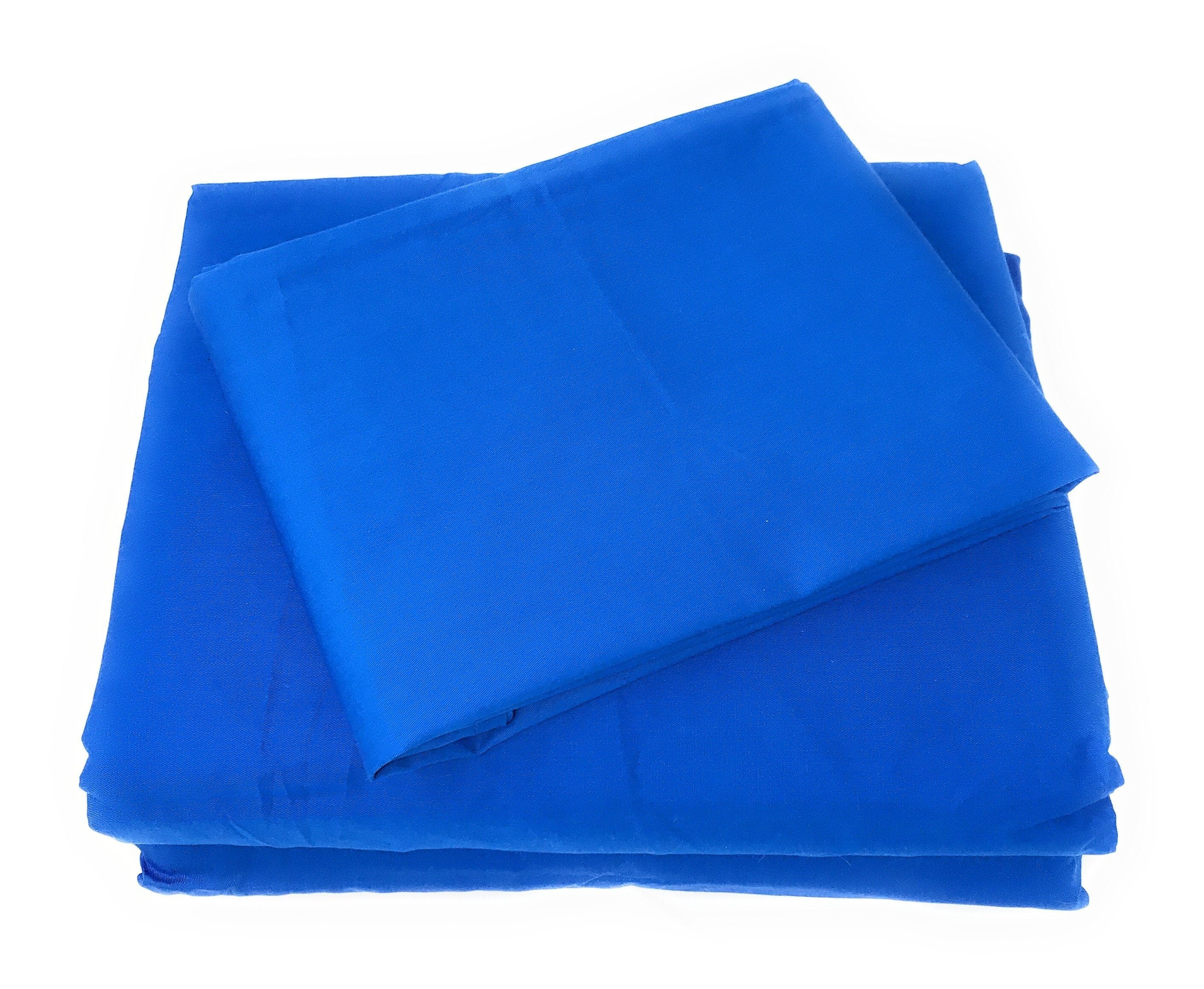 Tache Deep Blue Cotton Duvet Cover Set (2-3PDUV-Blue) - Tache Home Fashion