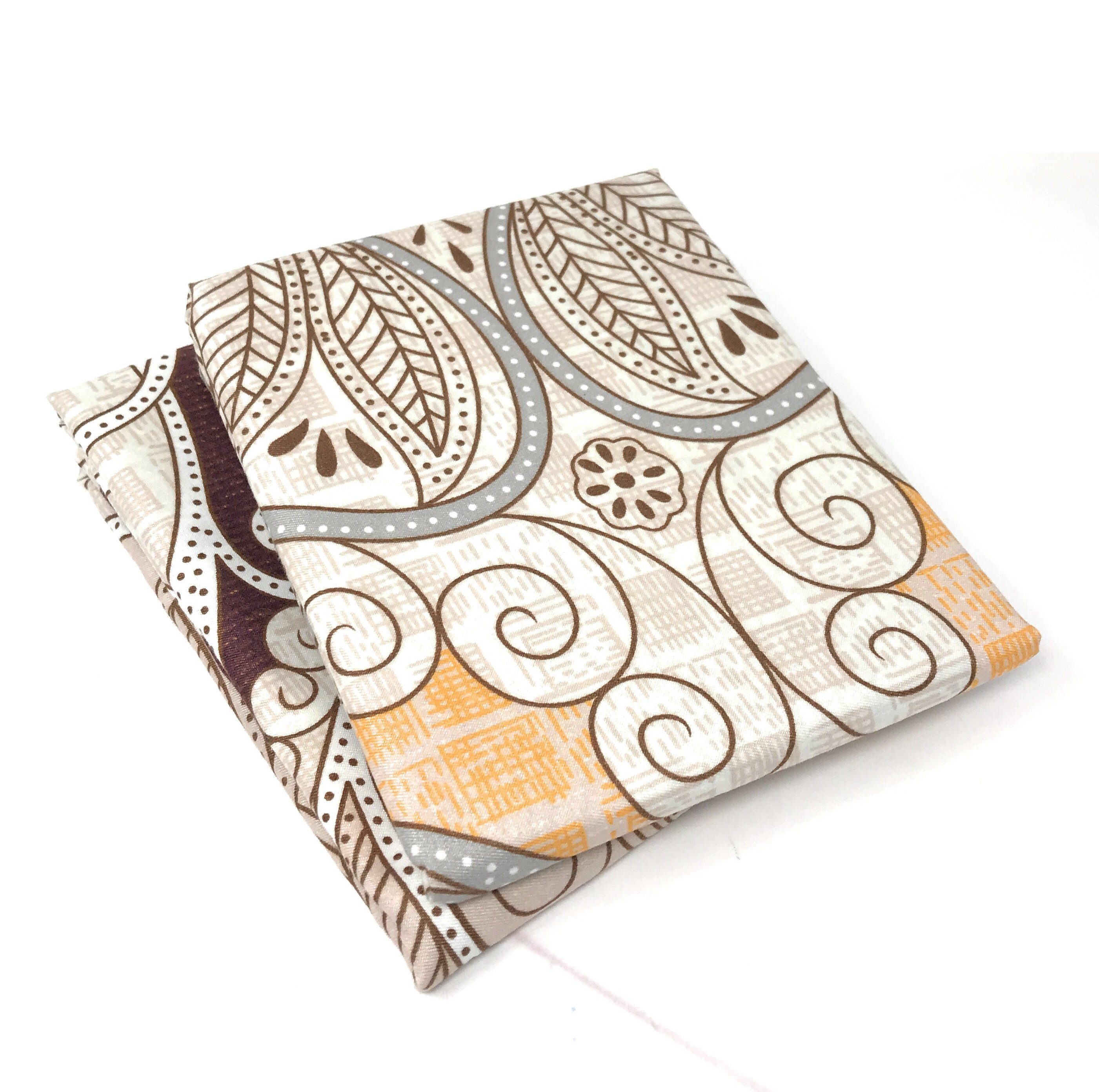 Tache Maroon Mandala Ivory Damask Pillowcases (2131-PC) - Tache Home Fashion