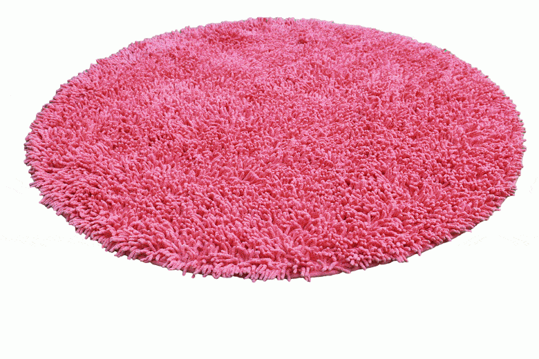 Tache Cotton Chenille Hot Pink Shag Area Rug (MATP) - Tache Home Fashion