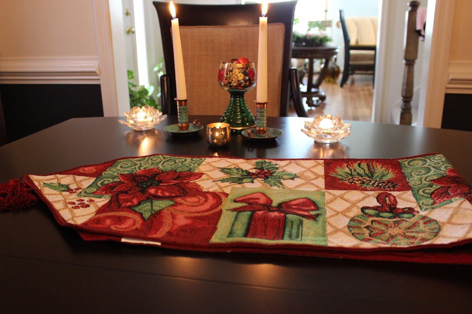 Tache Holiday Tidings Table Runners (DB12900) - Tache Home Fashion