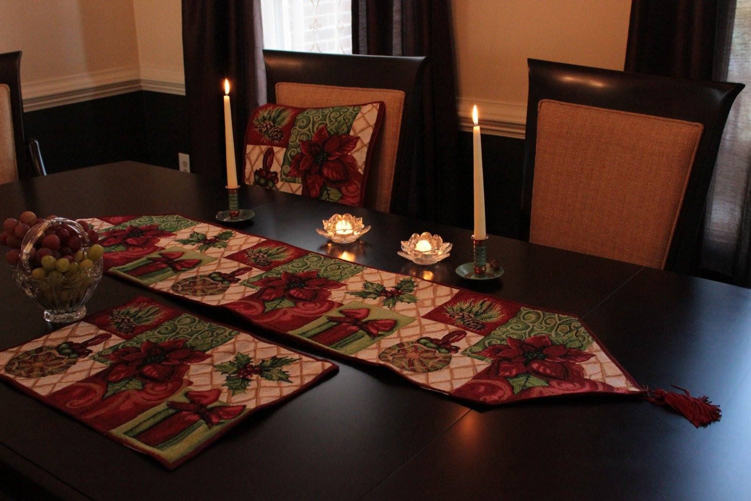Tache Holiday Tidings Table Runners (DB12900) - Tache Home Fashion