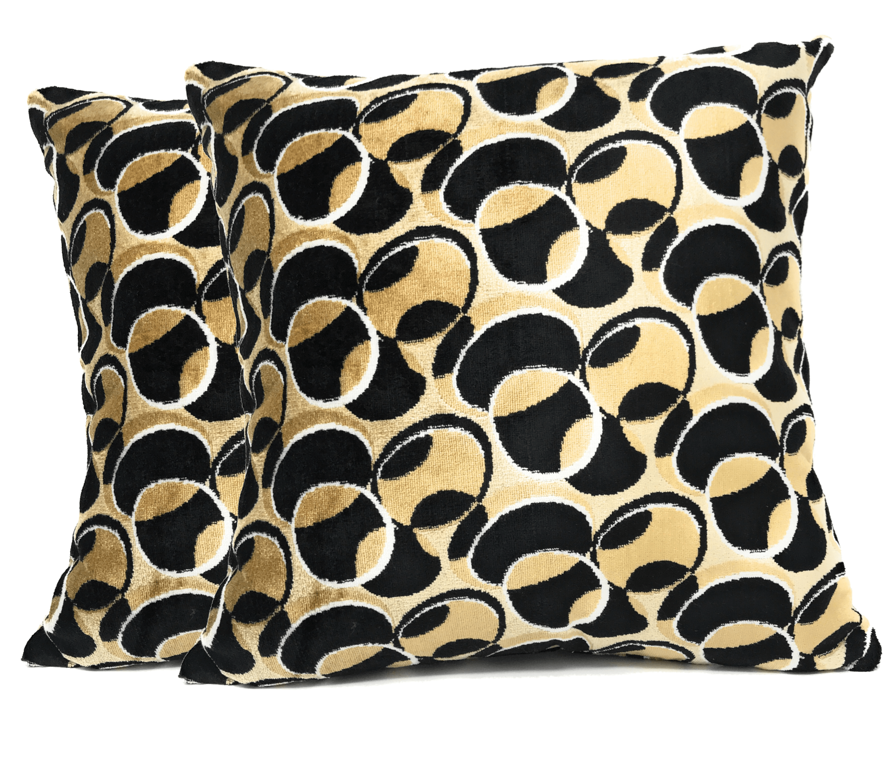 Tache 18 X 18 Inch Geometric Eternal Eclipse Throw Pillow Cover (YLGP-02) - Tache Home Fashion